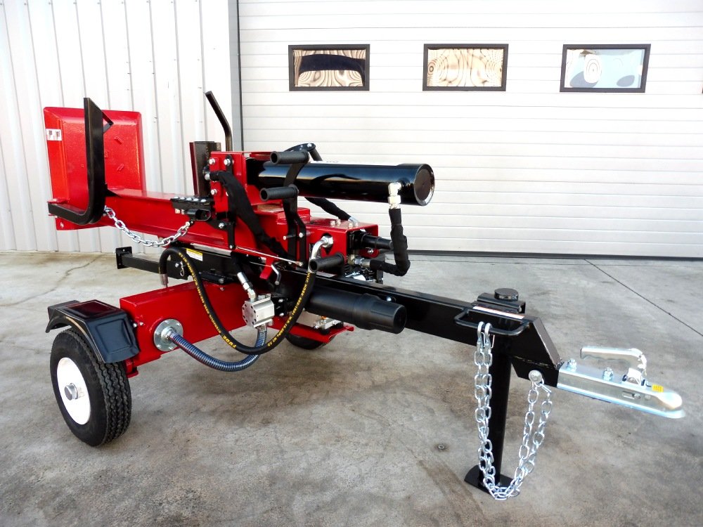 Fendeuse de bûches FH24T thermique sur remorque – Image 3